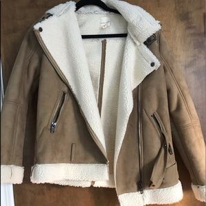 Silence + Noise Hooded Aviator Jacket